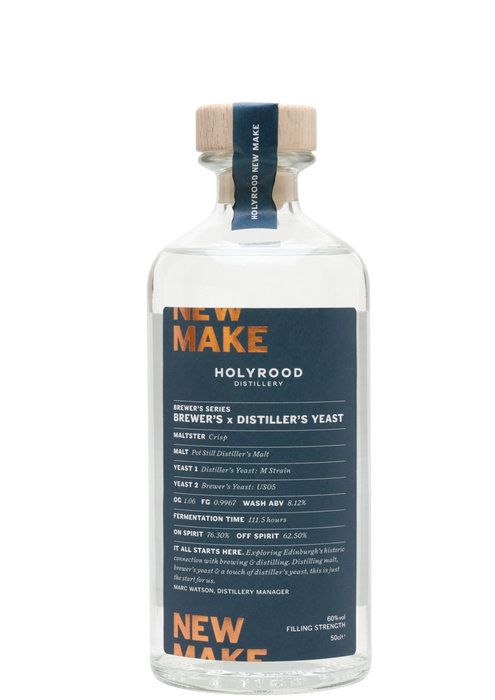 Holyrood Distillery New Make Brewers Series: Brewer's x Distillers Yeast 50cl
