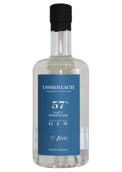 Inshriach Navy Strength Gin 57% 70cl