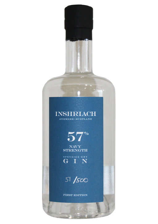 Inshriach Navy Strength Gin 57% 70cl