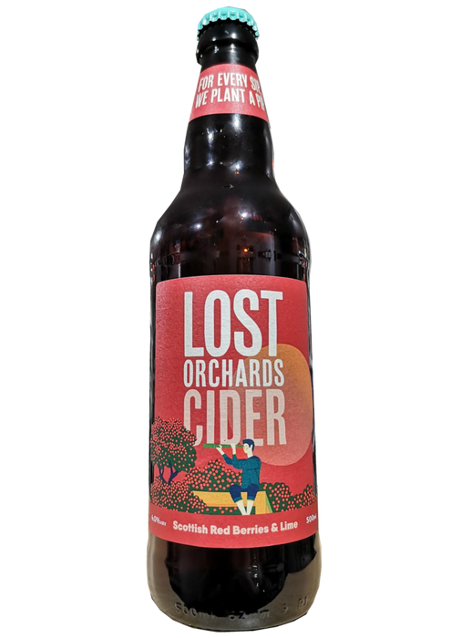Lost Orchards Cider Schottische rote Beeren und Limette