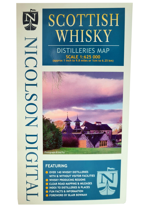 Scottish Whisky Distillery Map