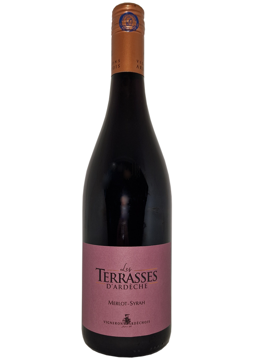 Les Terrasses D’Ardeche Merlot-Syrah Red Wine 75cl