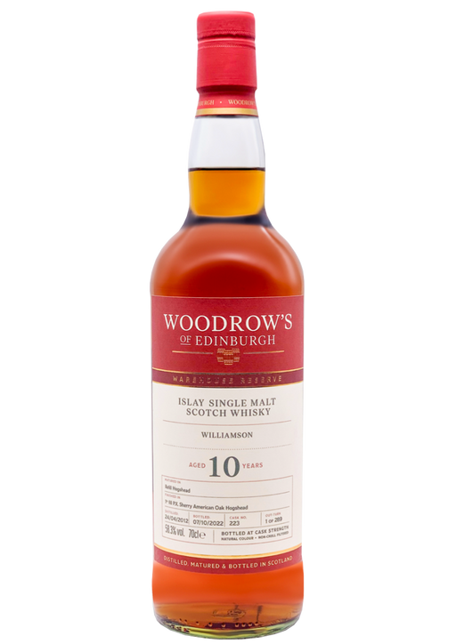 Woodrow’s of Edinburgh Williamson 10 Year Old 70cl