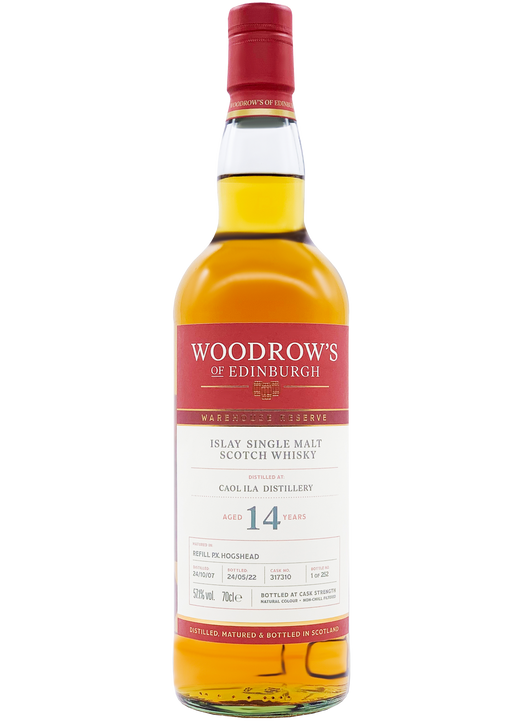 Woodrow's of Edinburgh Caol Ila 14 Year Old 70cl