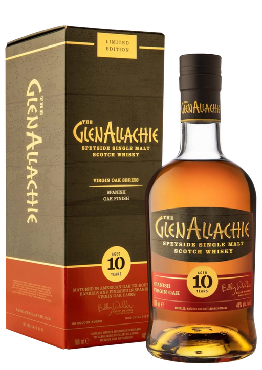 GlenAllachie Virgin Oak Series: Spanish Virgin Oak 10 Year Old 70cl